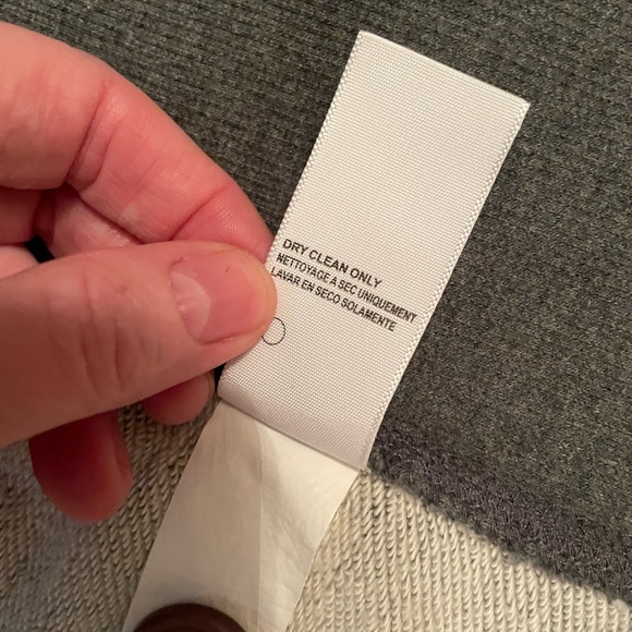 James Perse Blazer Sweater 4 XL French terry gray - Picture 5 of 10